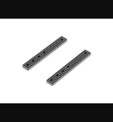 Xray - Xray Spare Parts X8 GRAPHITE FRONT CHASSIS BRACE (2) - XR341190