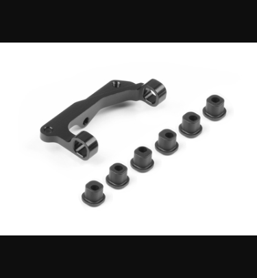 Xray - Xray Spare Parts ALU UPPER ARM HOLDER LEFT - SWISS 7075 T6 - SET - XR342044