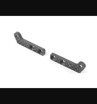 Xray - Xray Spare Parts CARBON EXTENSION FOR FRONT SUSPENSION ARM - 1 DOT (L+R) - XR342188
