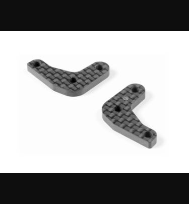 Xray - Xray Spare Parts X8 CARBON EXTENSION FOR STEERING BLOCK - 1 DOT (2) - XR342293