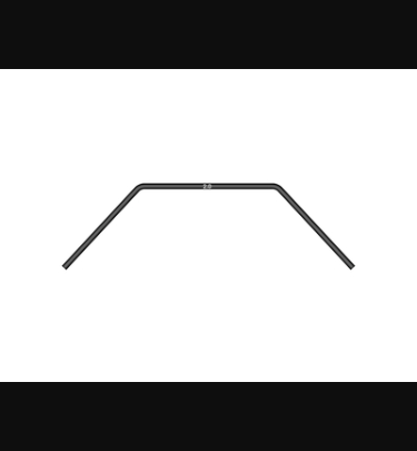 Xray - Xray Spare Parts ANTI-ROLL BAR FRONT 2.0MM - XR342480