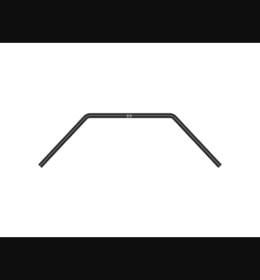 Xray - Xray Spare Parts ANTI-ROLL BAR FRONT 2.5MM - SHORT - XR342485-S