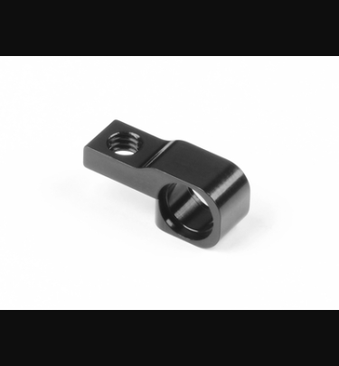Xray - Xray Spare Parts ALU LOWER FRONT SUSPENSION HOLDER (1) - BLACK - 7075 T6 - XR342713