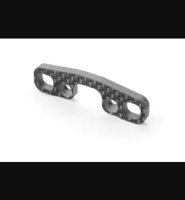 Xray - Xray Spare Parts CARBON REAR UPPER ARM HOLDER - FRONT - V3 - XR343044