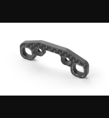 Xray - Xray Spare Parts GRAPHITE REAR UPPER ARM HOLDER 3.5MM - REAR - V2 - XR343047