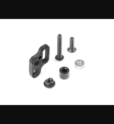 Xray - Xray Spare Parts RX8E GRAPHITE BELT TENSIONER HOLDER - XR343078