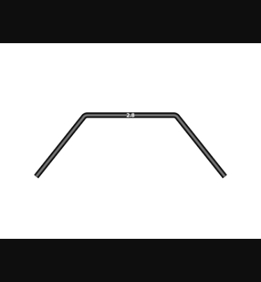 Xray - Xray Spare Parts ANTI-ROLL BAR REAR 2.8MM - XR343478