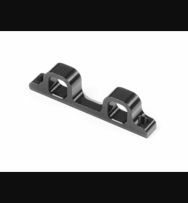 Xray - Xray Spare Parts ALU REAR LOWER SUSPENSION HOLDER - FRONT - RF - BLACK - 7075 T6 ( -1mm ) - XR343714