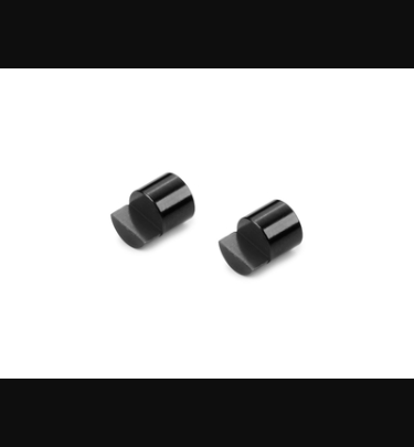 Xray - Xray Spare Parts ALU BRAKE ROLLER - BLACK - SWISS 7075 T6 (2) - XR344190