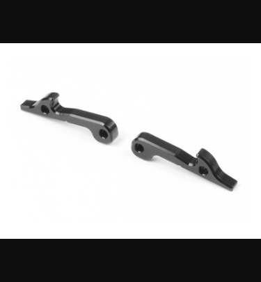 Xray - Xray Spare Parts ALU REAR WHEEL LOCK - SWISS 7075 T6 - BLACK (2) - XR345360-K