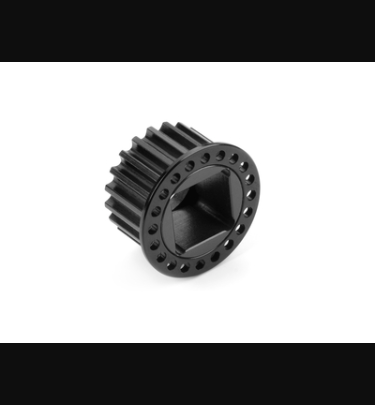 Xray - Xray Spare Parts ALU CENTER BELT PULLEY 20T - HARD COATED - SWISS 7075 T6 - XR345921