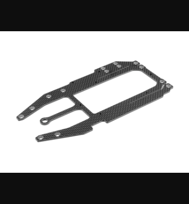 Xray - Xray Spare Parts RX8 CARBON RADIO PLATE WITH MULTI-FLEX SETTING - XR346118