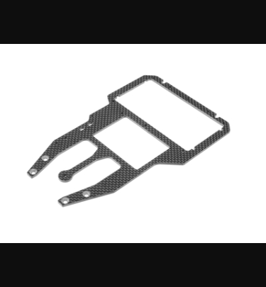 Xray - Xray Spare Parts RX8E GRAPHITE RADIO PLATE - XR346136