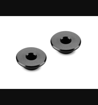 Xray - Xray Spare Parts ALU FIXED & FLEX BUSHING FOR RADIO PLATE - HARD COATED (1+1) - XR346184