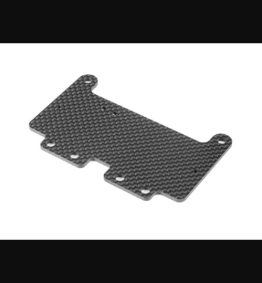 Xray - Xray Spare Parts X8 CARBON ELECTRONICS PLATE - SHORT - XR346244
