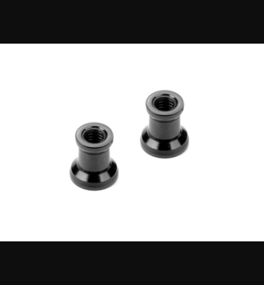 Xray - Xray Spare Parts X8 ALU MOUNT 7.5MM - BLACK - SWISS 7075 T6 (2) - XR346314