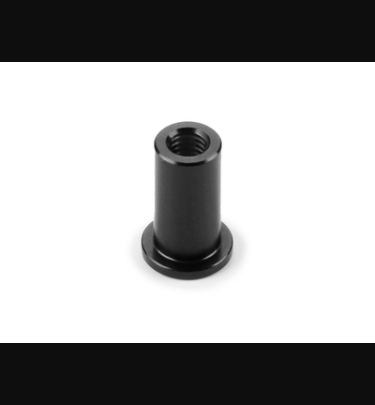Xray - Xray Spare Parts ALU STAND FOR RADIO PLATE - BLACK - SWISS 7075 T6 - XR346410