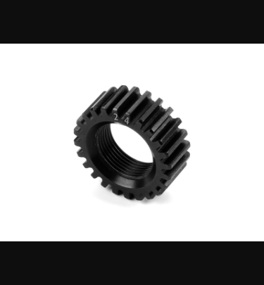 Xray - Xray Spare Parts ALU BBB PINION GEAR 24T (2ND) - SWISS 7075 T6 - HARD COATED - XR348434