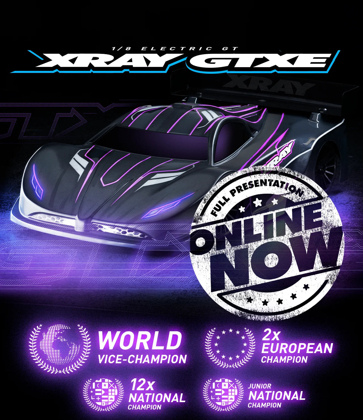Xray - GTXE 27 - 1/8 ELECTRIC ON-ROAD GT RC CAR KIT - XR350606
