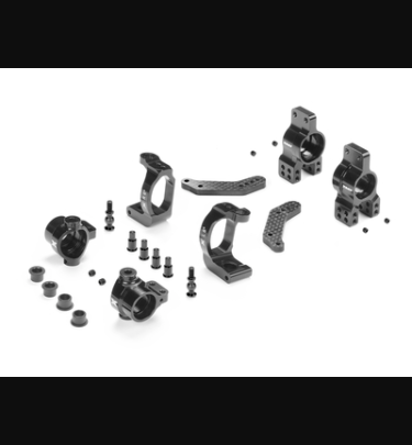 Xray - Xray Spare Parts XRAY GTX/GTXE ALU FRONT & REAR SUSPENSION CONVERSION SET - XR350911