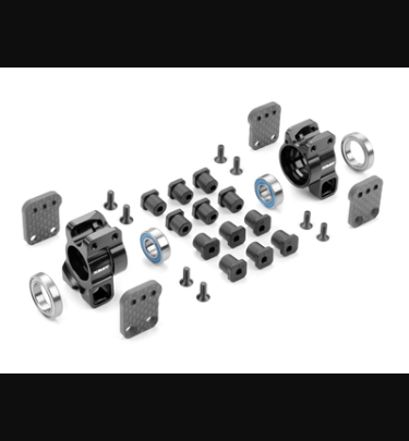 Xray - Xray Spare Parts XRAY XB8 ALU REAR UPRIGHTS - MULTI-ADJUSTABLE - SET - XR350912
