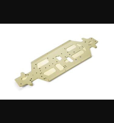 Xray - Xray Spare Parts GT ALU CHASSIS - SWISS 7075 T6 (3MM) - XR351130