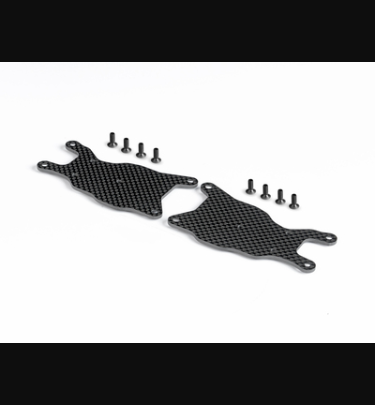 Xray - Xray Spare Parts GT CARBON FRONT LOWER C-HUB ARM PLATE (L+R) - XR352192