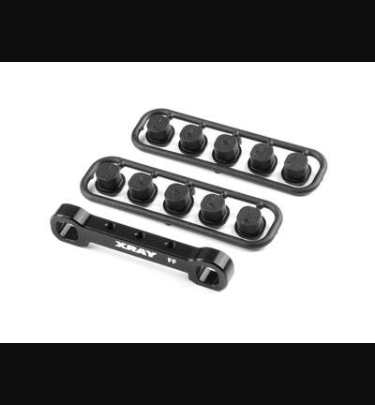 Xray - Xray Spare Parts GT'23 ALU FRONT LOWER SUSP. HOLDER - FRONT - SQUARE ADJ. ROLL-C. - XR352327