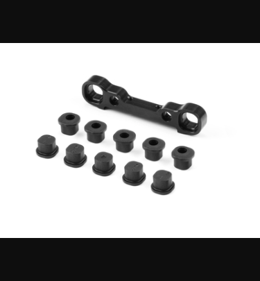 Xray - Xray Spare Parts XB8 ALU FRONT LOWER SUSP. HOLDER FOR SEMI-SPLIT BULKHEAD - FRONT - XR352340