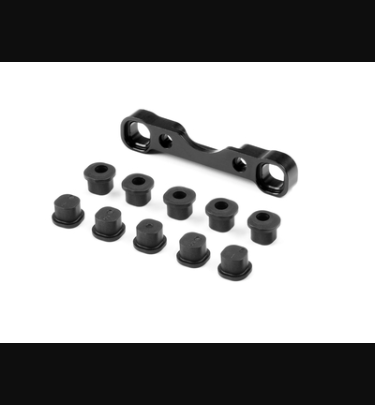 Xray - Xray Spare Parts XB8 ALU FRONT LOWER SUSP. HOLDER FOR SEMI-SPLIT BULKHEAD - REAR - XR352341