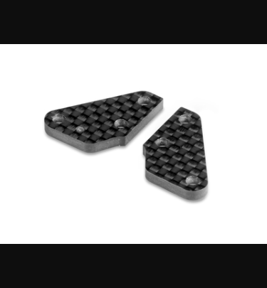 Xray - Xray Spare Parts GT CARBON STEERING PLATE - 1 DOT (2) - XR352365