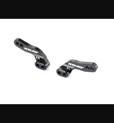 Xray - Xray Spare Parts GT ALU FRONT SHOCK PLATE - 2 MOUNTING POSITIONS - SWISS 7075 T6 (L+R) - XR352396