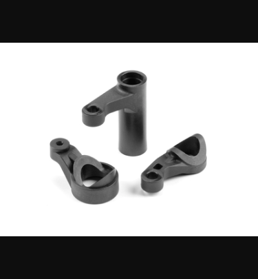 Xray - Xray Spare Parts XB8 COMPOSITE SERVO SAVER FOR SEMI-SPLIT BULKHEAD - GRAPHITE - XR352516
