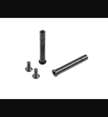 Xray - Xray Spare Parts ALU SERVO SAVER PIVOT SHAFT WITH CHASSIS LOCK (2) - XR352554