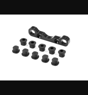 Xray - Xray Spare Parts XB8 ALU REAR LOWER SUSP. HOLDER FOR SEMI-SPLIT BULKHEAD - FRONT - XR353333