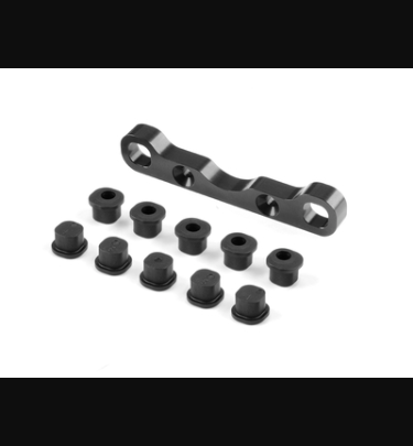 Xray - Xray Spare Parts XT8 ALU REAR LOWER SUSP. HOLDER FOR SEMI-SPLIT BULKHEAD - FRONT - XR353335
