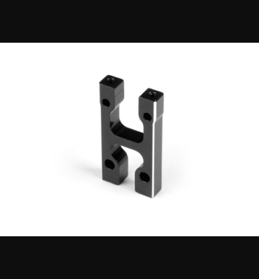 Xray - Xray Spare Parts GTXE ALU CENTER MOUNT FOR FLEX ADJUSTMENT - FLAT CHASSIS - SWISS 7075 T6 - XR354019