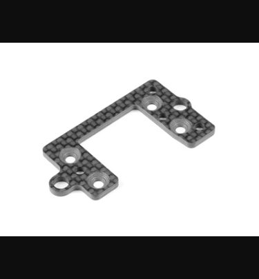 Xray - Xray Spare Parts XB8E CARBON CENTER DIFF MOUNTING PLATE FOR CABLE HOLDER - XR354048