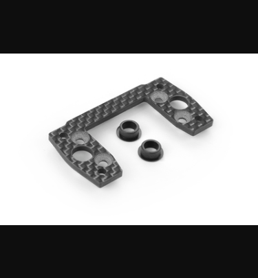 Xray - Xray Spare Parts GTX GRAPHITE CENTER MOUNTING PLATE 2.5MM - XR354252