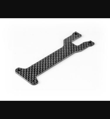 Xray - Xray Spare Parts GTX CARBON CENTER MOUNTING FRONT BRACE - FLAT CHASSIS - XR354257