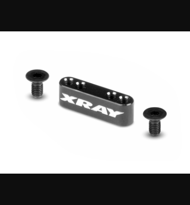 Xray - Xray Spare Parts GTX ALU REAR BRACE HOLDER - FLAT CHASSIS - XR354290