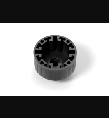 Xray - Xray Spare Parts CENTER DIFFERENTIAL CASE - V2 - GRAPHITE - XR355023-G