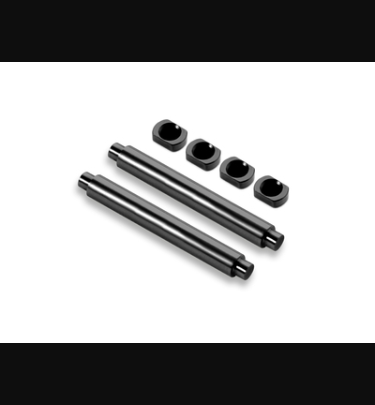 Xray - Xray Spare Parts HEAT RESISTANT ALU DIFF PIN & INSERTS - 2G CONFIG. F/R (2+4) - XR355085