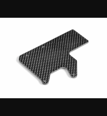 Xray - Xray Spare Parts GTXE CARBON ELECTRONICS PLATE - FLAT CHASSIS - XR356158