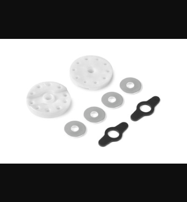 Xray - Xray Spare Parts 2-WAY FLOW DELRIN SHOCK PISTON 8-H. (1.3MM) & 2-H. (1.2MM) (2) - XR358031