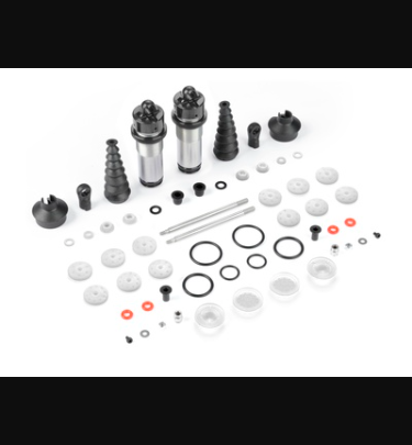 Xray - Xray Spare Parts XB8 REAR SHOCK ABSORBERS 55MM ā€“ COMPLETE SET (2) - XR358211