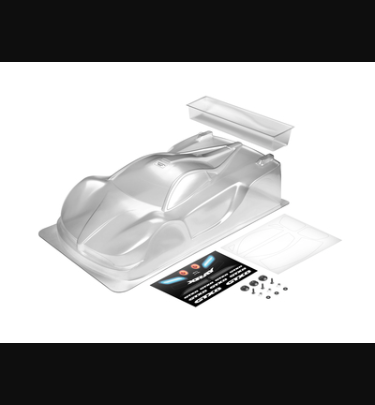 Xray - Xray Spare Parts XRAY GT BODY WITH WING FOR 1/8 ON-ROAD GT - AERO - EFRA - XR359732