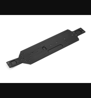 Xray - Xray Spare Parts XB4 ALU CHASSIS 2.0MM FOR LOW PROFILE BUMPER - SWISS 7075 T6 - XR361115