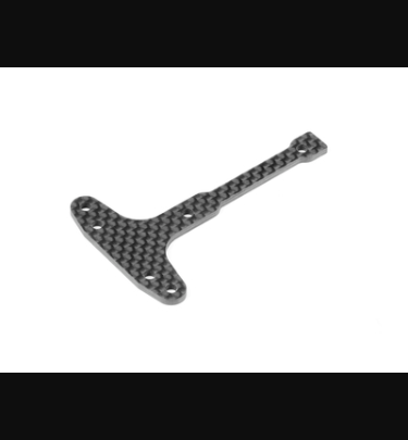 Xray - Xray Spare Parts XB4 CARBON CHASSIS T-BRACE - FRONT - XR361289