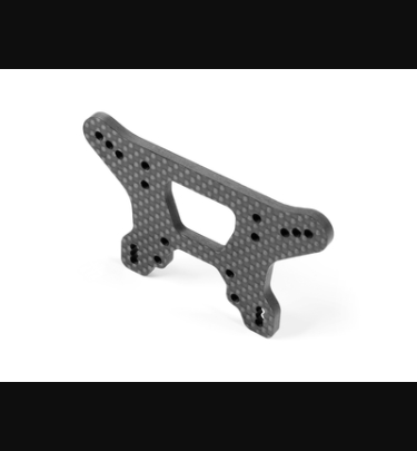 Xray - Xray Spare Parts XT4 GRAPHITE SHOCK TOWER FOR HS BULKHEAD - LOWER - FRONT - XR362090